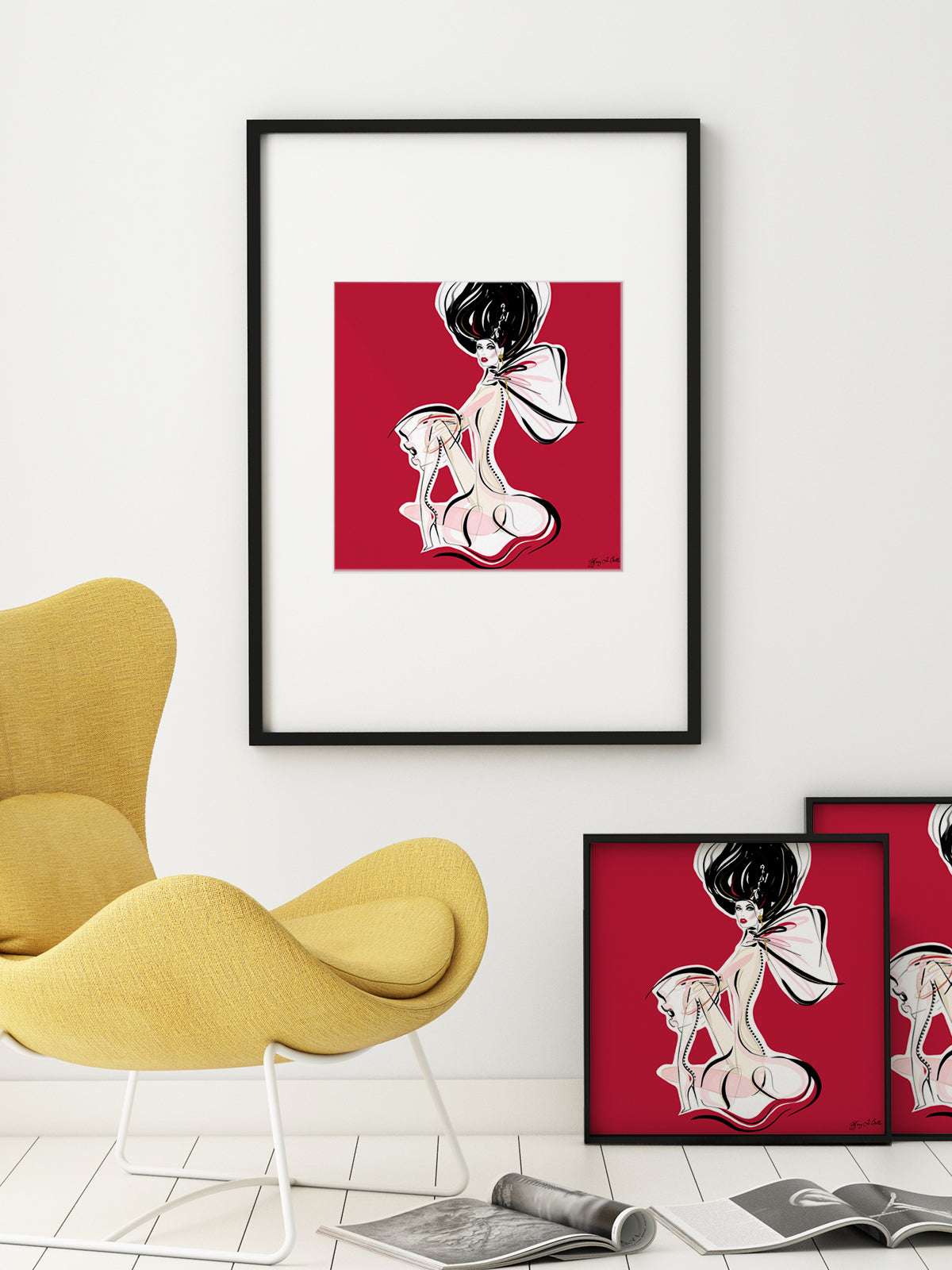 Cabaret Drama - Illustration - Limited Edition Print - Tiffany La Belle