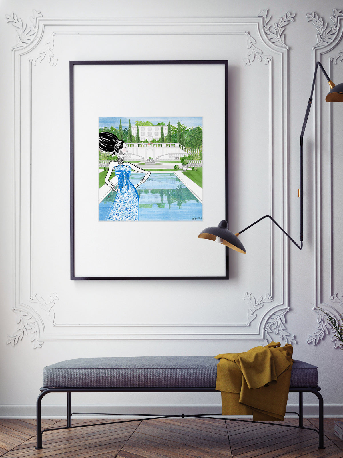 Chanel Haute Couture Spring - Illustration - Limited Edition Print - Tiffany La Belle