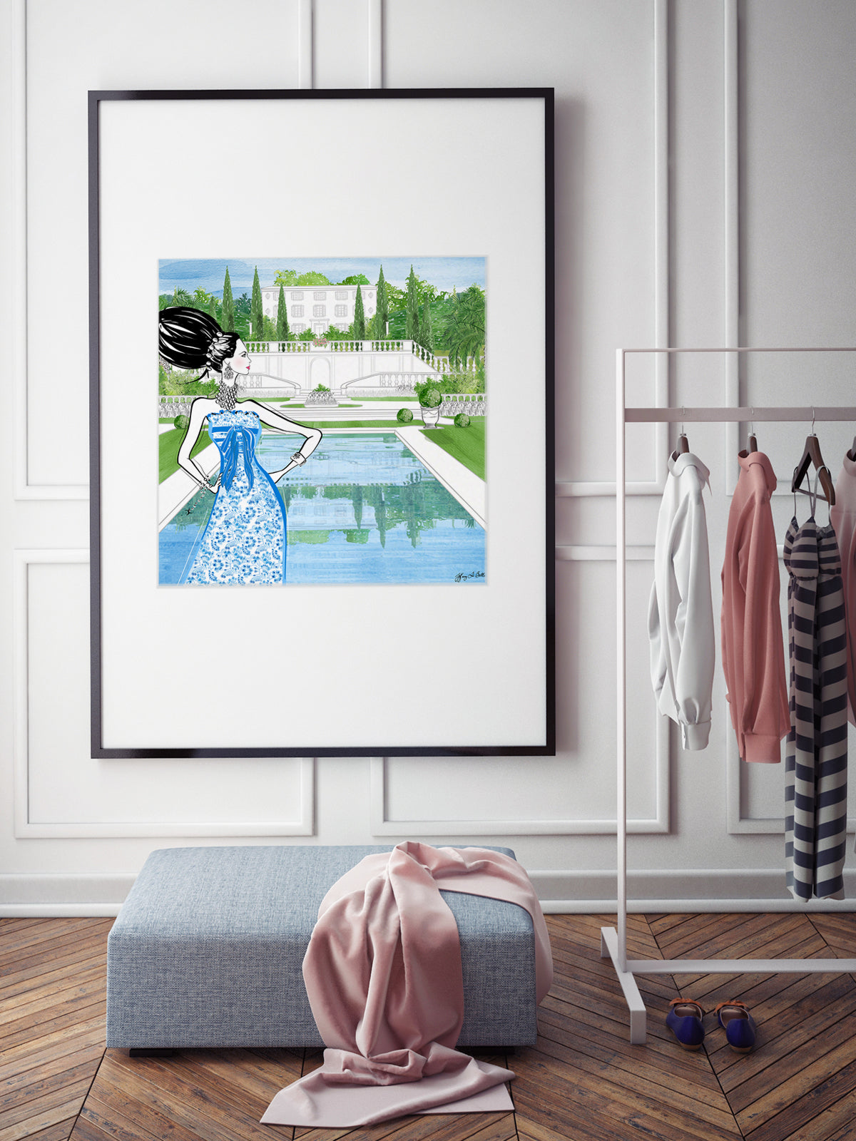 Chanel Haute Couture Spring - Illustration - Limited Edition Print - Tiffany La Belle