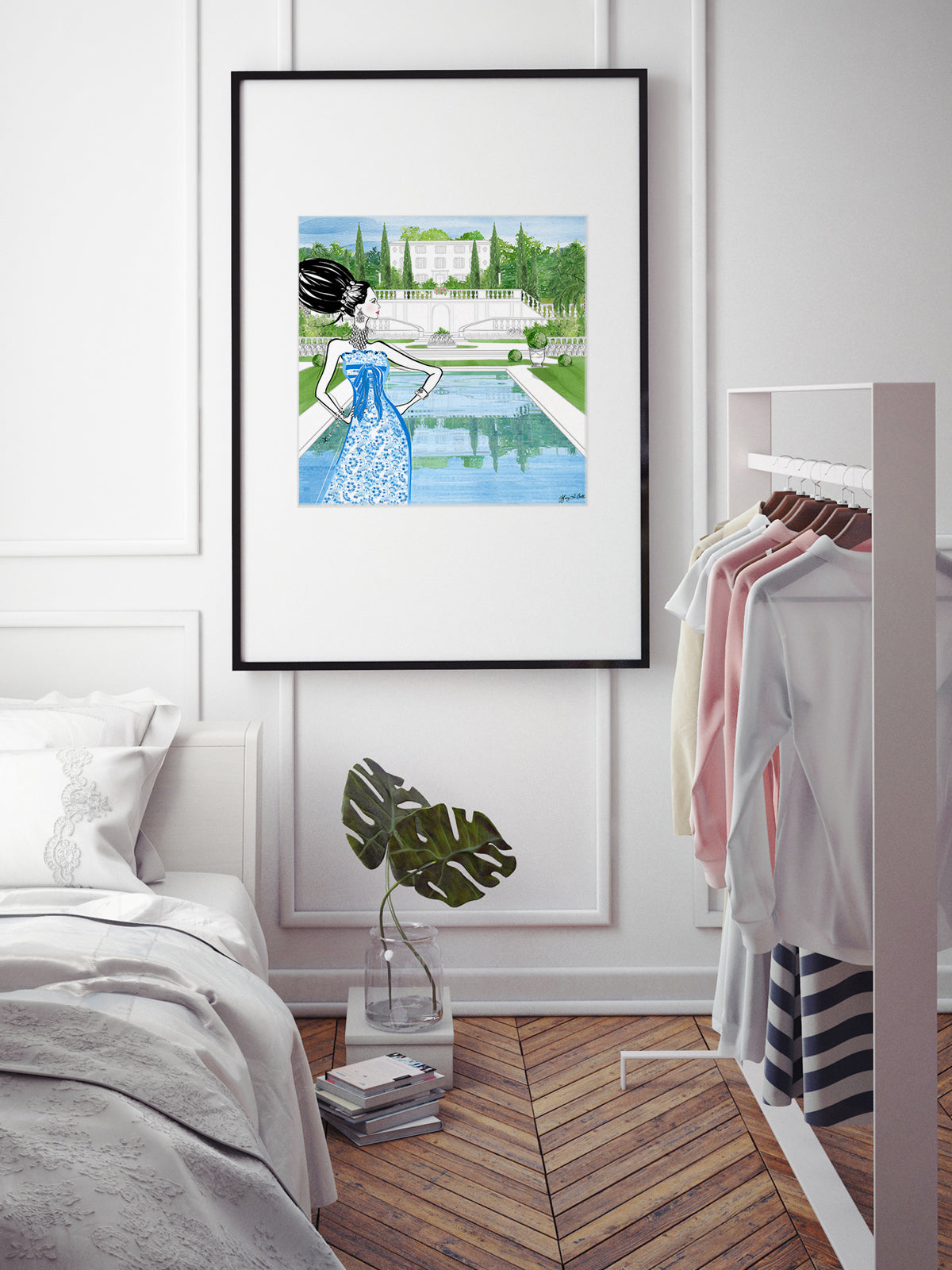 Chanel Haute Couture Spring - Illustration - Limited Edition Print - Tiffany La Belle