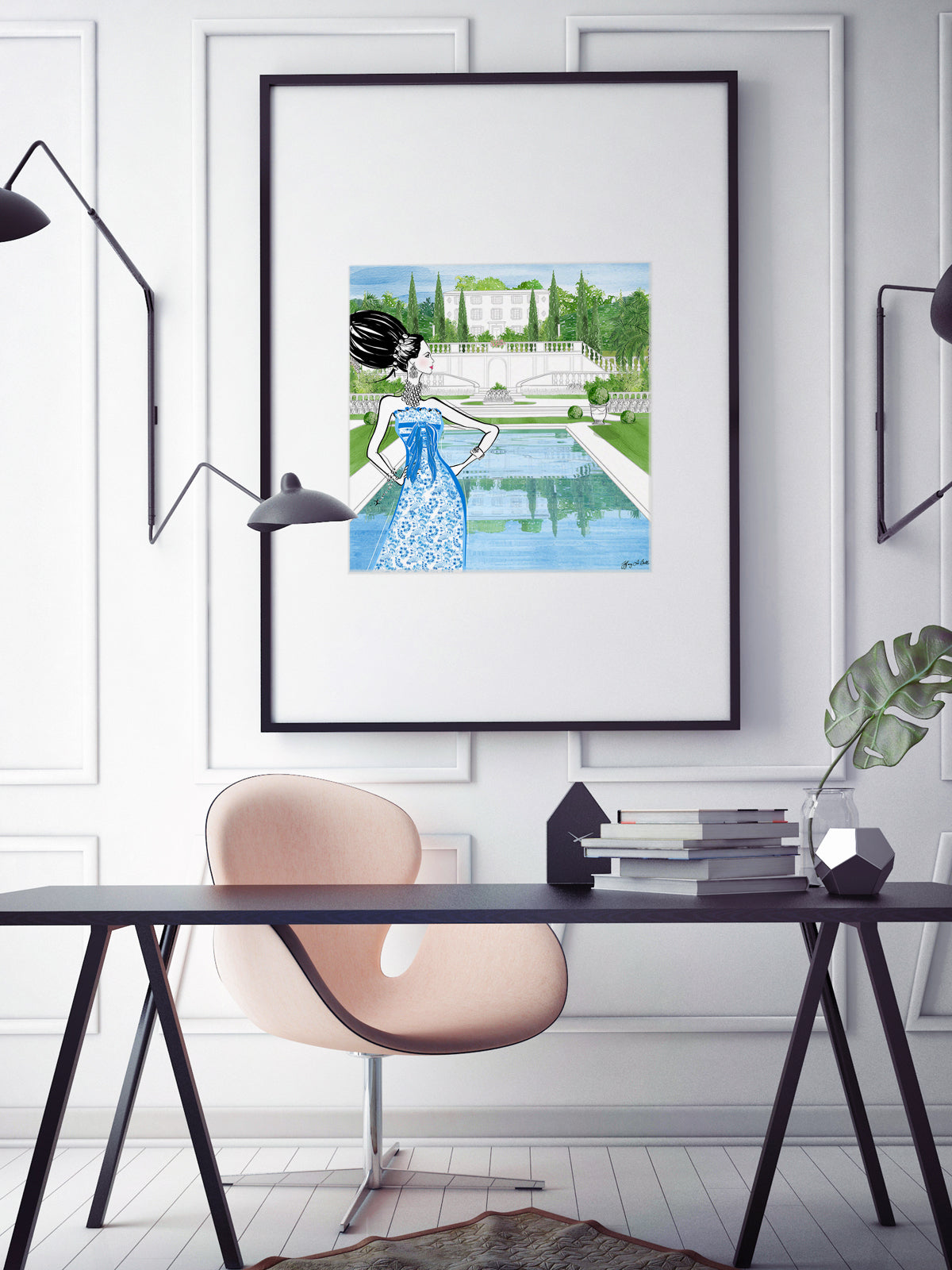 Chanel Haute Couture Spring - Illustration - Limited Edition Print - Tiffany La Belle