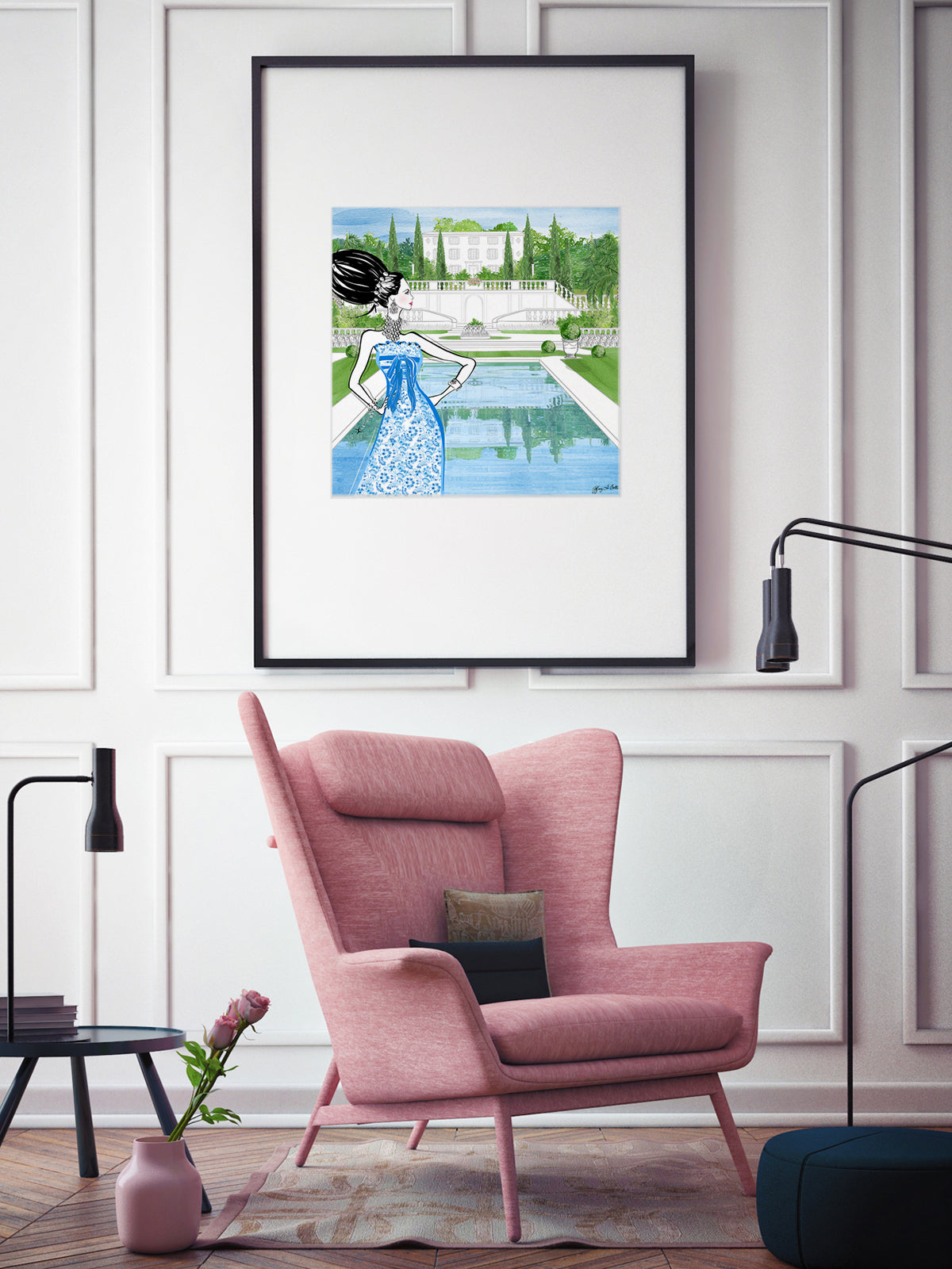 Chanel Haute Couture Spring - Illustration - Limited Edition Print - Tiffany La Belle