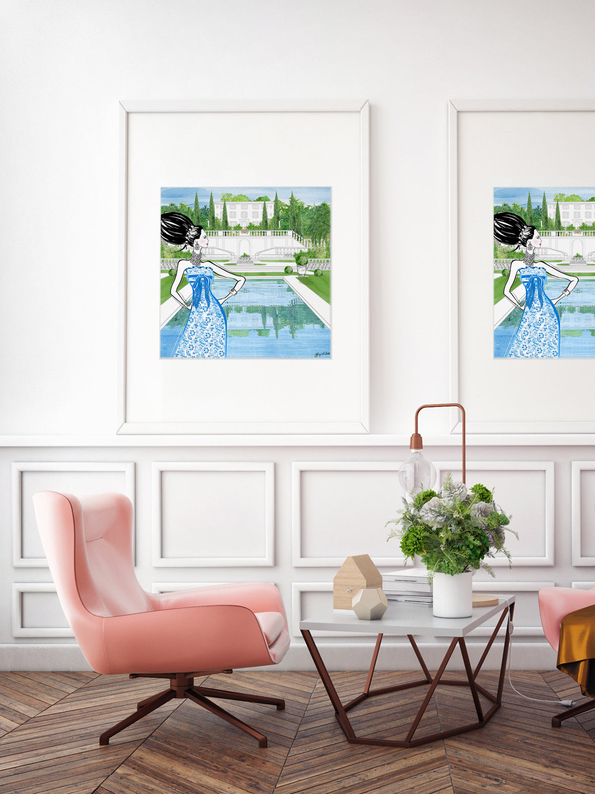 Chanel Haute Couture Spring - Illustration - Limited Edition Print - Tiffany La Belle