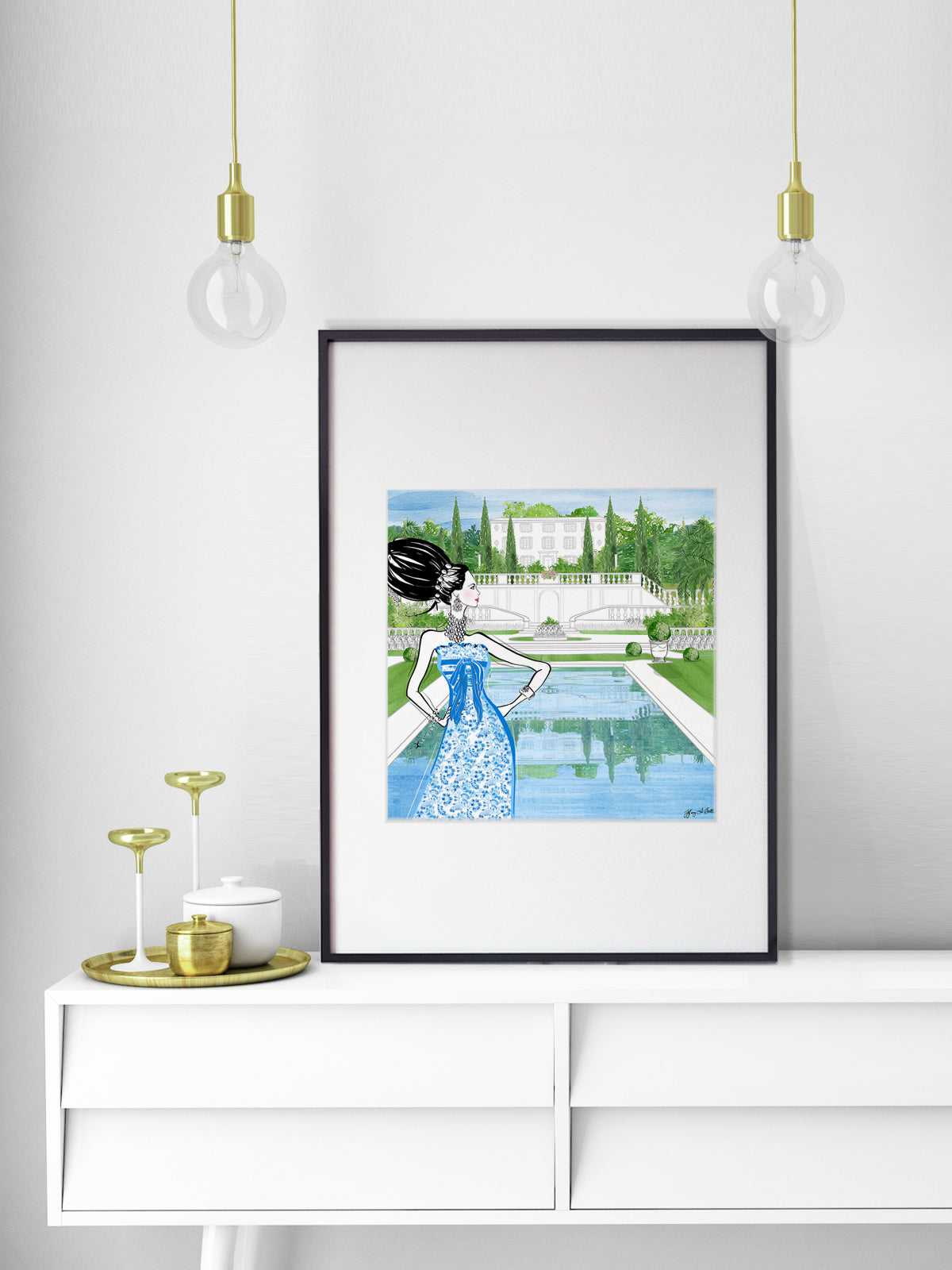 Chanel Haute Couture Spring - Illustration - Limited Edition Print - Tiffany La Belle