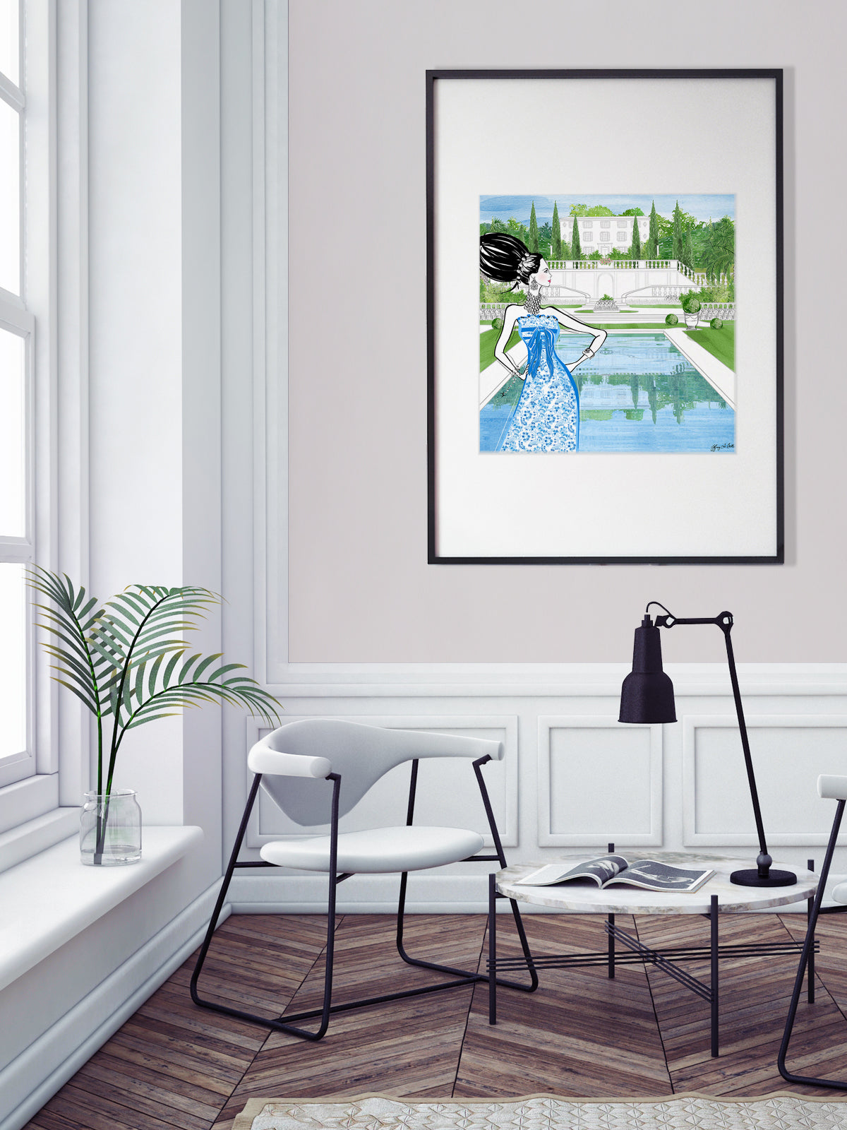 Chanel Haute Couture Spring - Illustration - Limited Edition Print - Tiffany La Belle