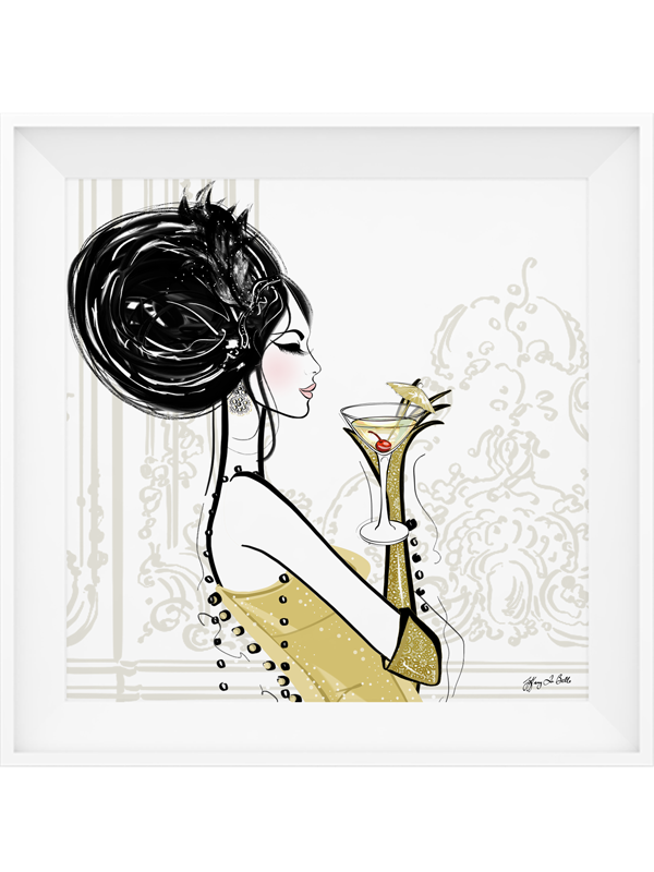 Cocktail Hour - Illustration - Limited Edition Print - Tiffany La Belle