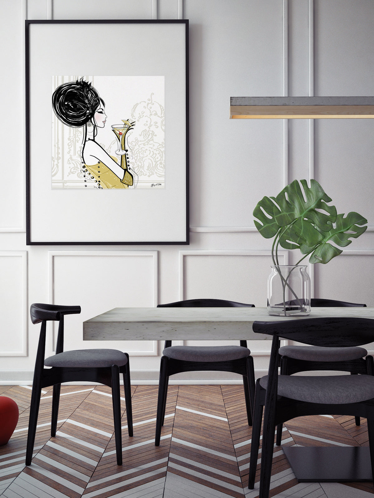 Cocktail Hour - Illustration - Limited Edition Print - Tiffany La Belle