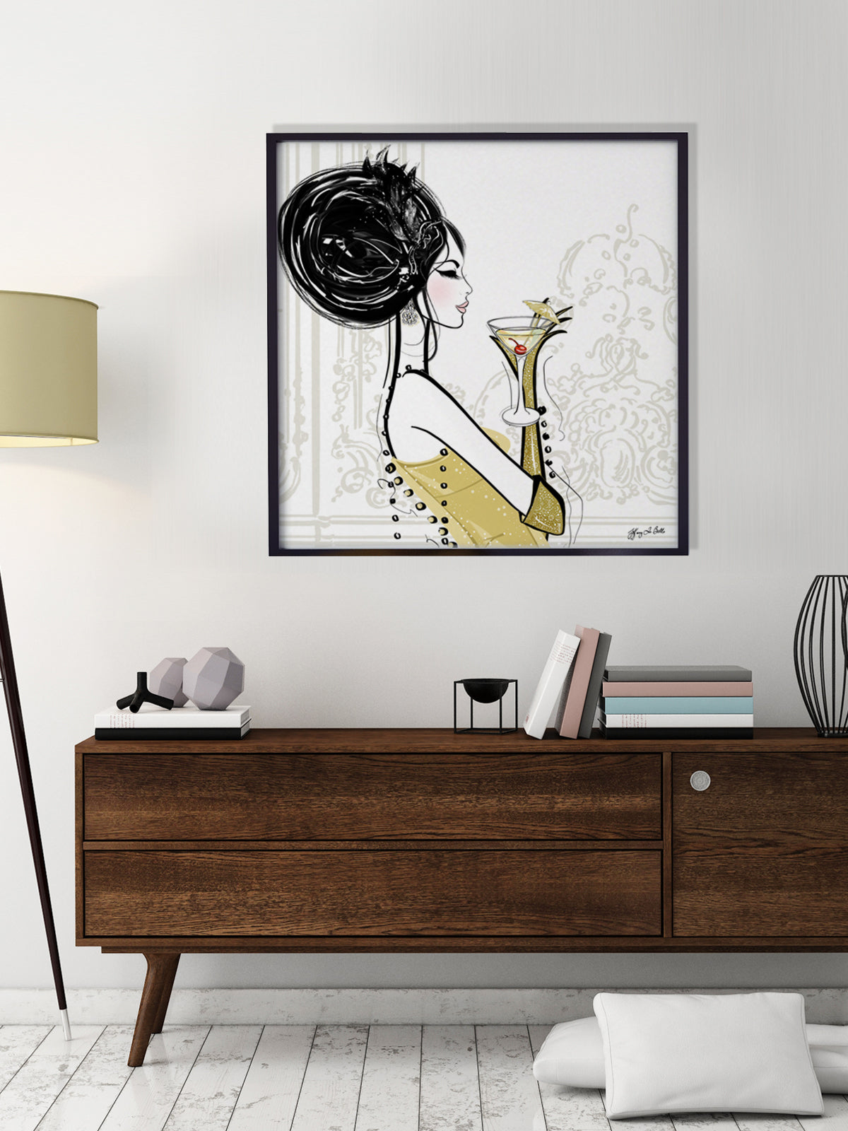 Cocktail Hour - Illustration - Limited Edition Print - Tiffany La Belle