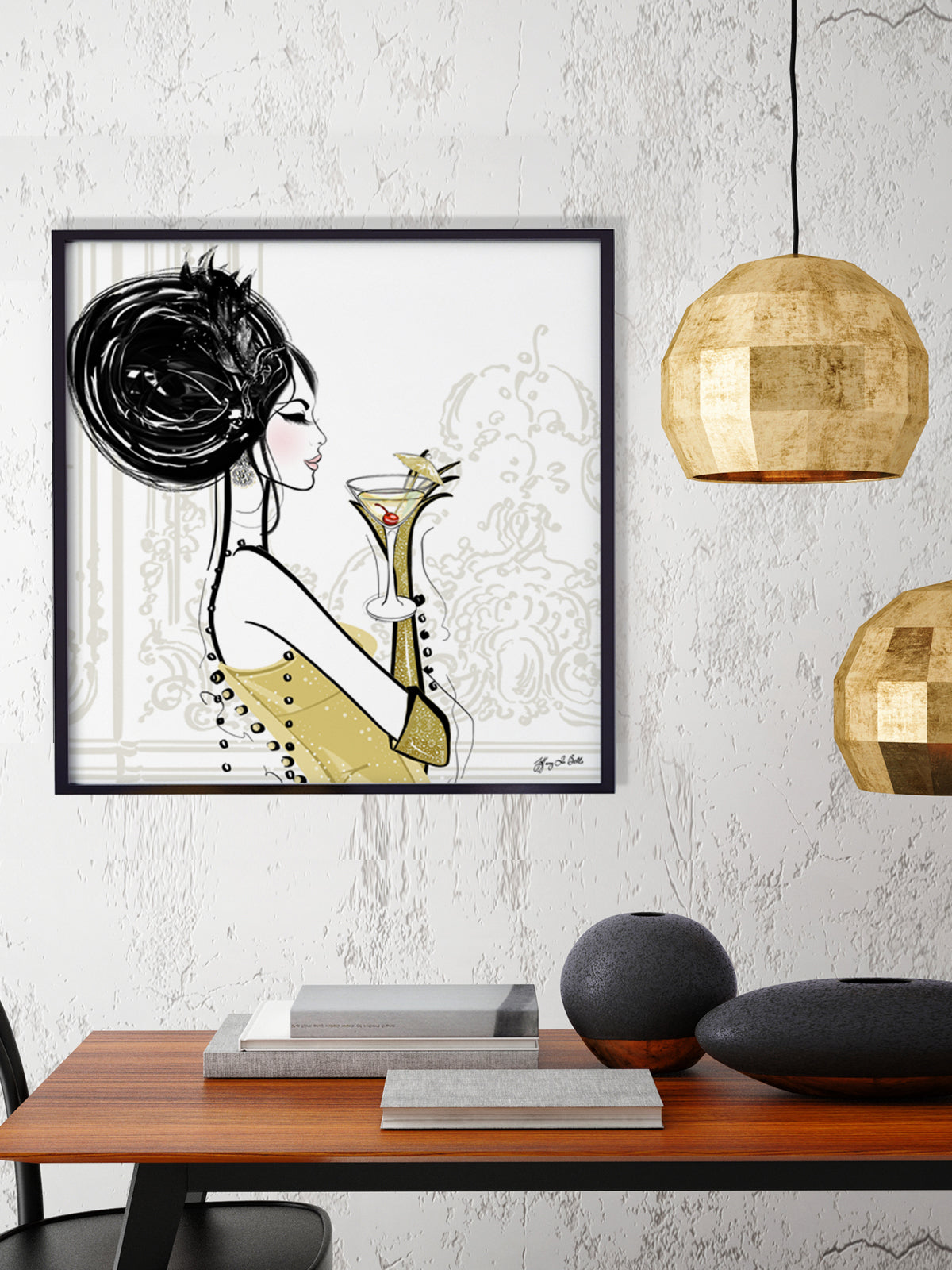 Cocktail Hour - Illustration - Limited Edition Print - Tiffany La Belle