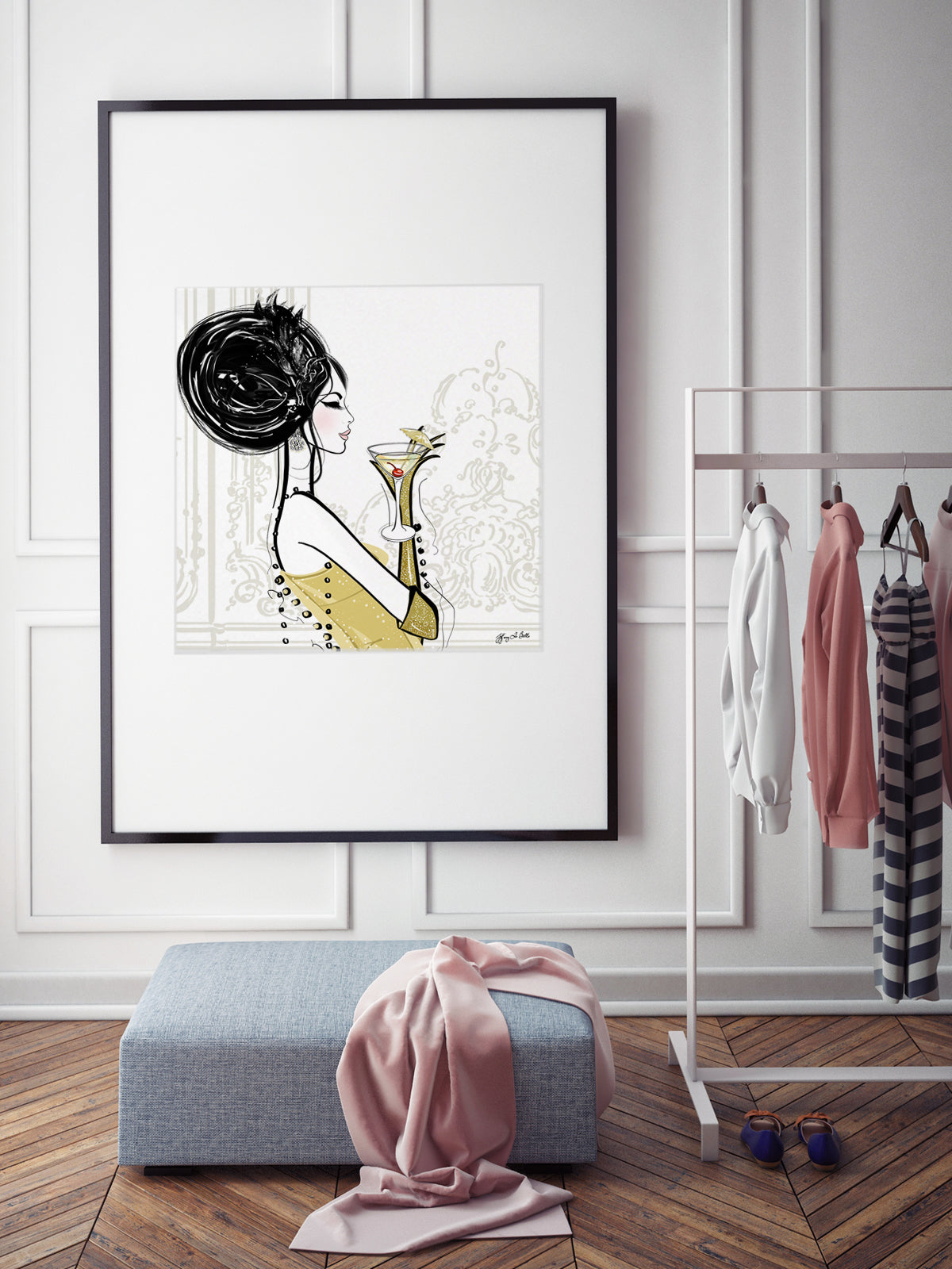 Cocktail Hour - Illustration - Limited Edition Print - Tiffany La Belle