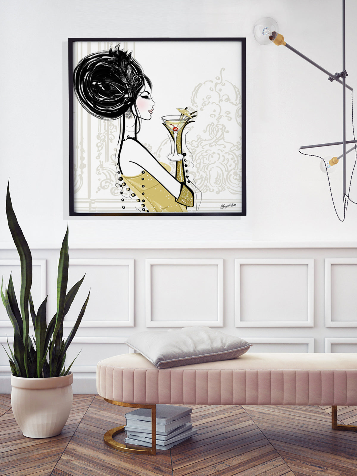 Cocktail Hour - Illustration - Limited Edition Print - Tiffany La Belle