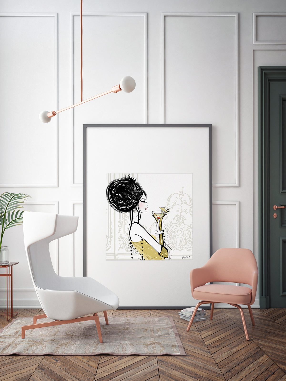 Cocktail Hour - Illustration - Limited Edition Print - Tiffany La Belle