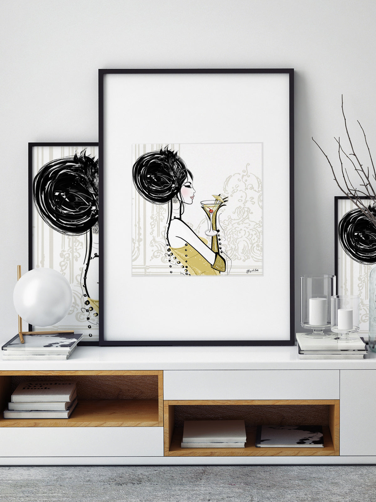 Cocktail Hour - Illustration - Limited Edition Print - Tiffany La Belle