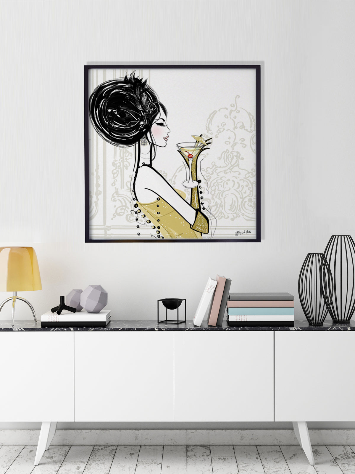 Cocktail Hour - Illustration - Limited Edition Print - Tiffany La Belle
