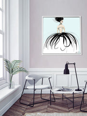 Couture Gems - Illustration - Canvas Gallery Print - Unframed or Framed - Tiffany La Belle