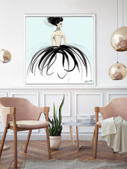 Couture Gems - Illustration - Canvas Gallery Print - Unframed or Framed - Tiffany La Belle