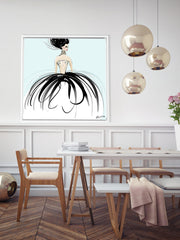 Couture Gems - Illustration - Canvas Gallery Print - Unframed or Framed - Tiffany La Belle