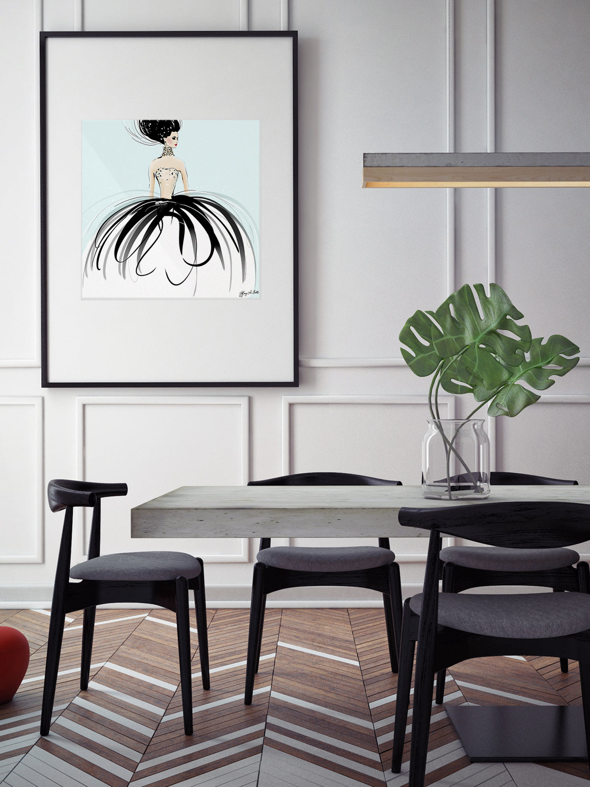 Couture Gems - Illustration - Limited Edition Print - Tiffany La Belle