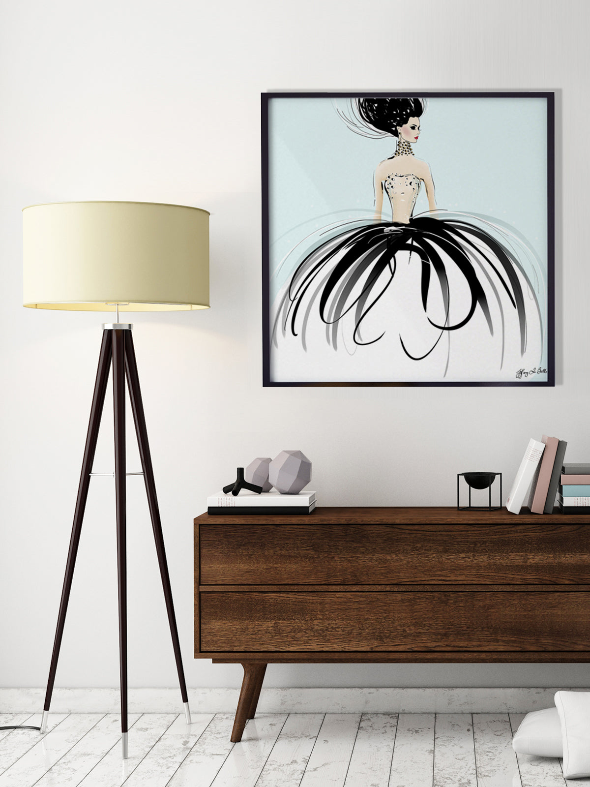 Couture Gems - Illustration - Limited Edition Print - Tiffany La Belle