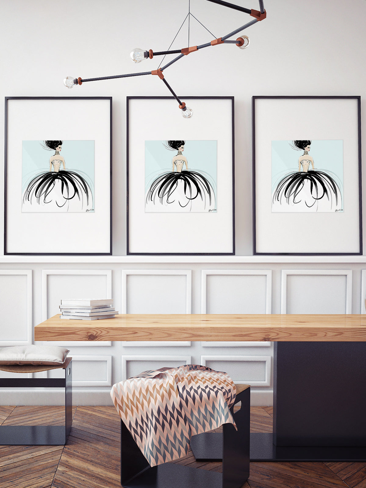 Couture Gems - Illustration - Limited Edition Print - Tiffany La Belle