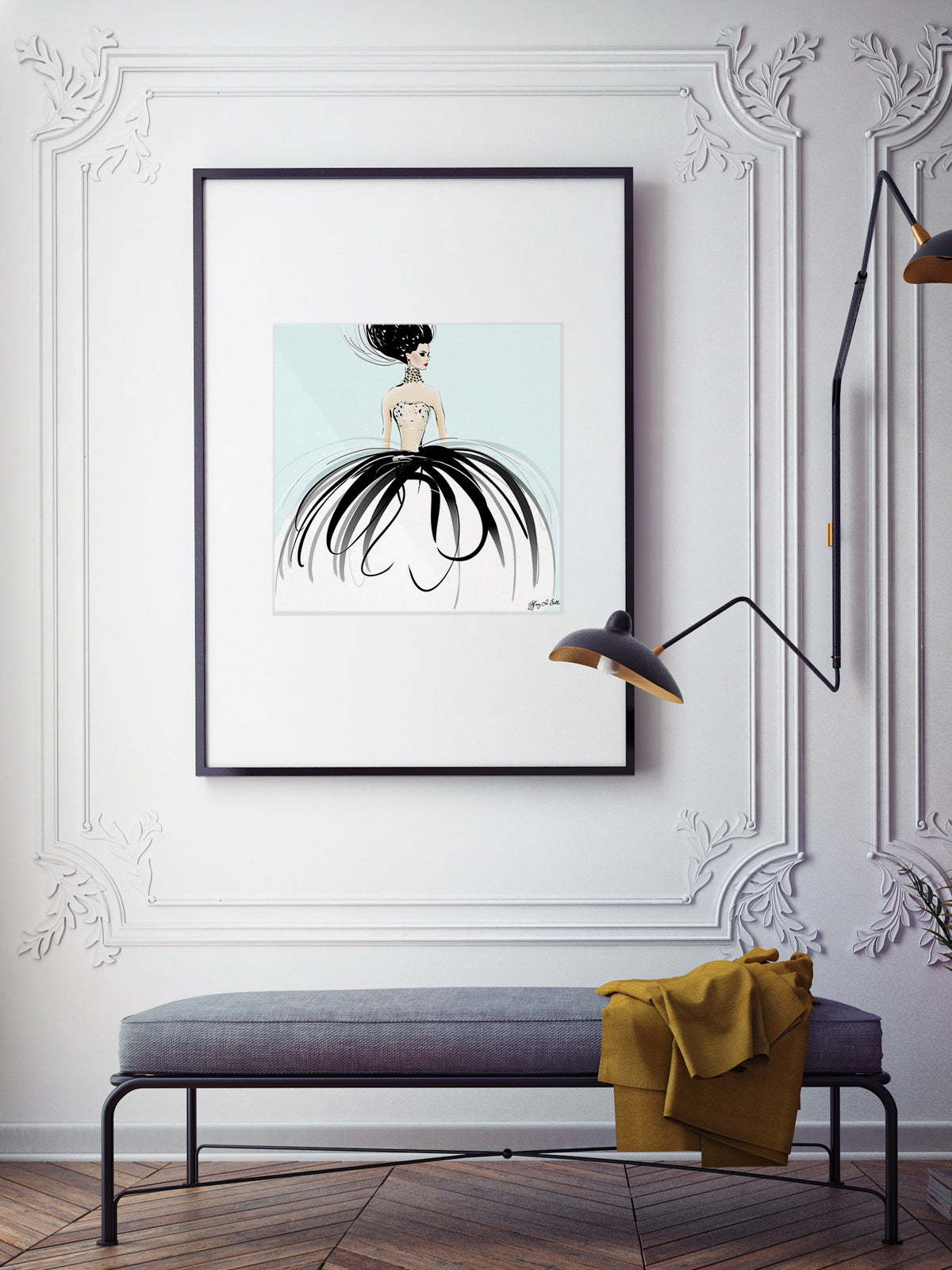 Couture Gems - Illustration - Limited Edition Print - Tiffany La Belle