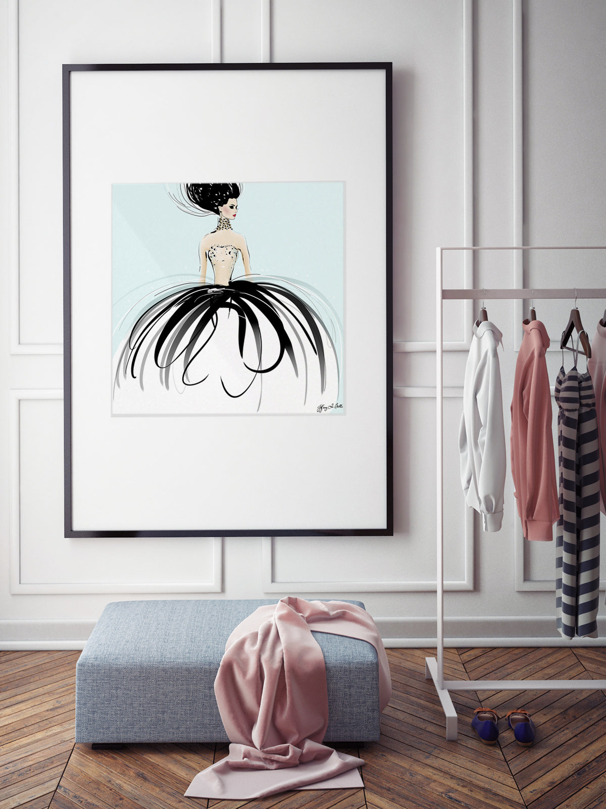 Couture Gems - Illustration - Limited Edition Print - Tiffany La Belle