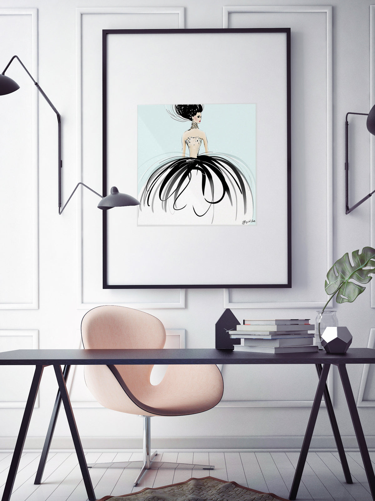 Couture Gems - Illustration - Limited Edition Print - Tiffany La Belle