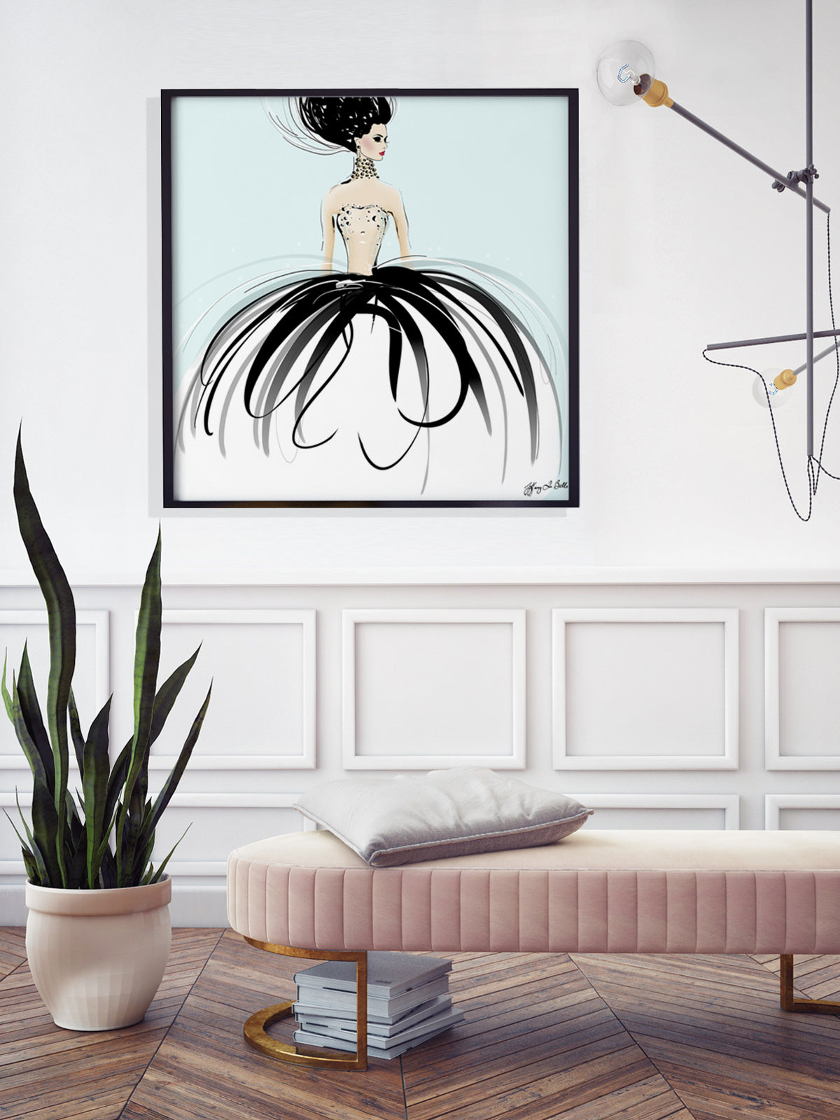Couture Gems - Illustration - Limited Edition Print - Tiffany La Belle
