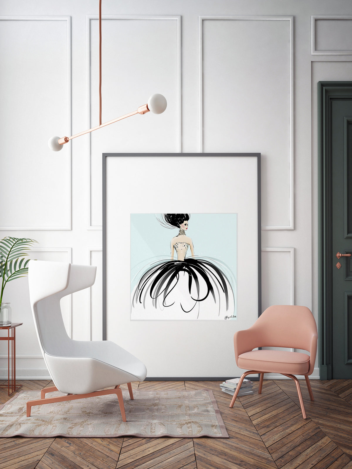 Couture Gems - Illustration - Limited Edition Print - Tiffany La Belle