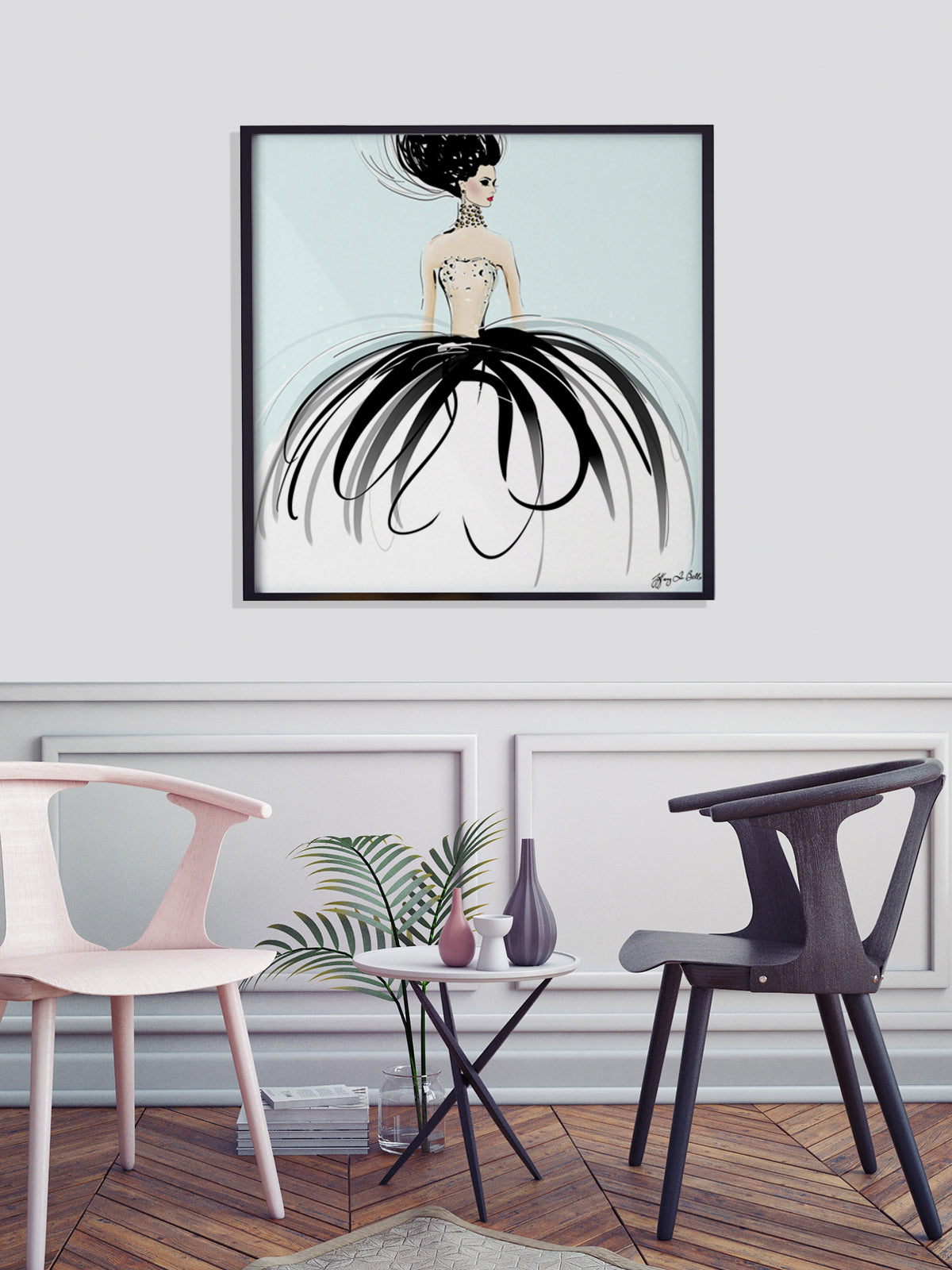 Couture Gems - Illustration - Limited Edition Print - Tiffany La Belle