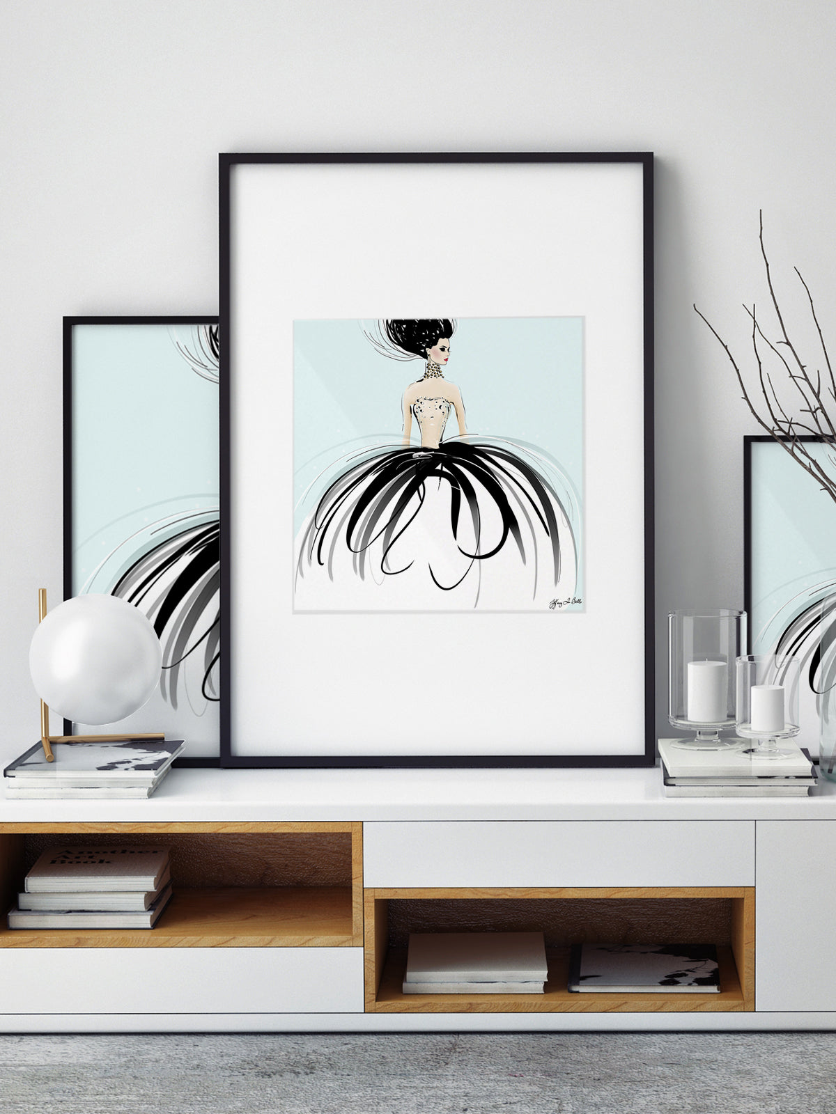 Couture Gems - Illustration - Limited Edition Print - Tiffany La Belle