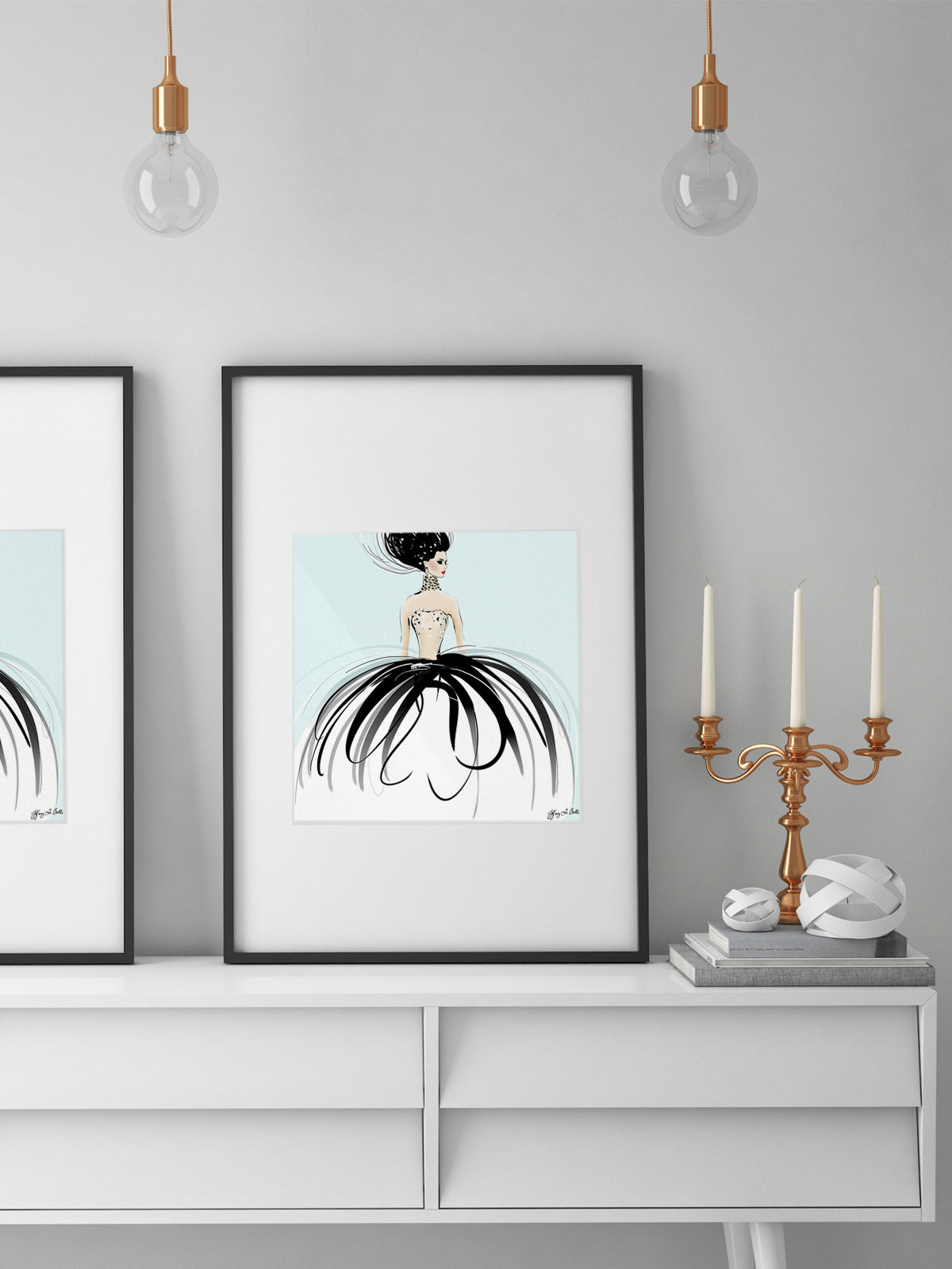Couture Gems - Illustration - Limited Edition Print - Tiffany La Belle