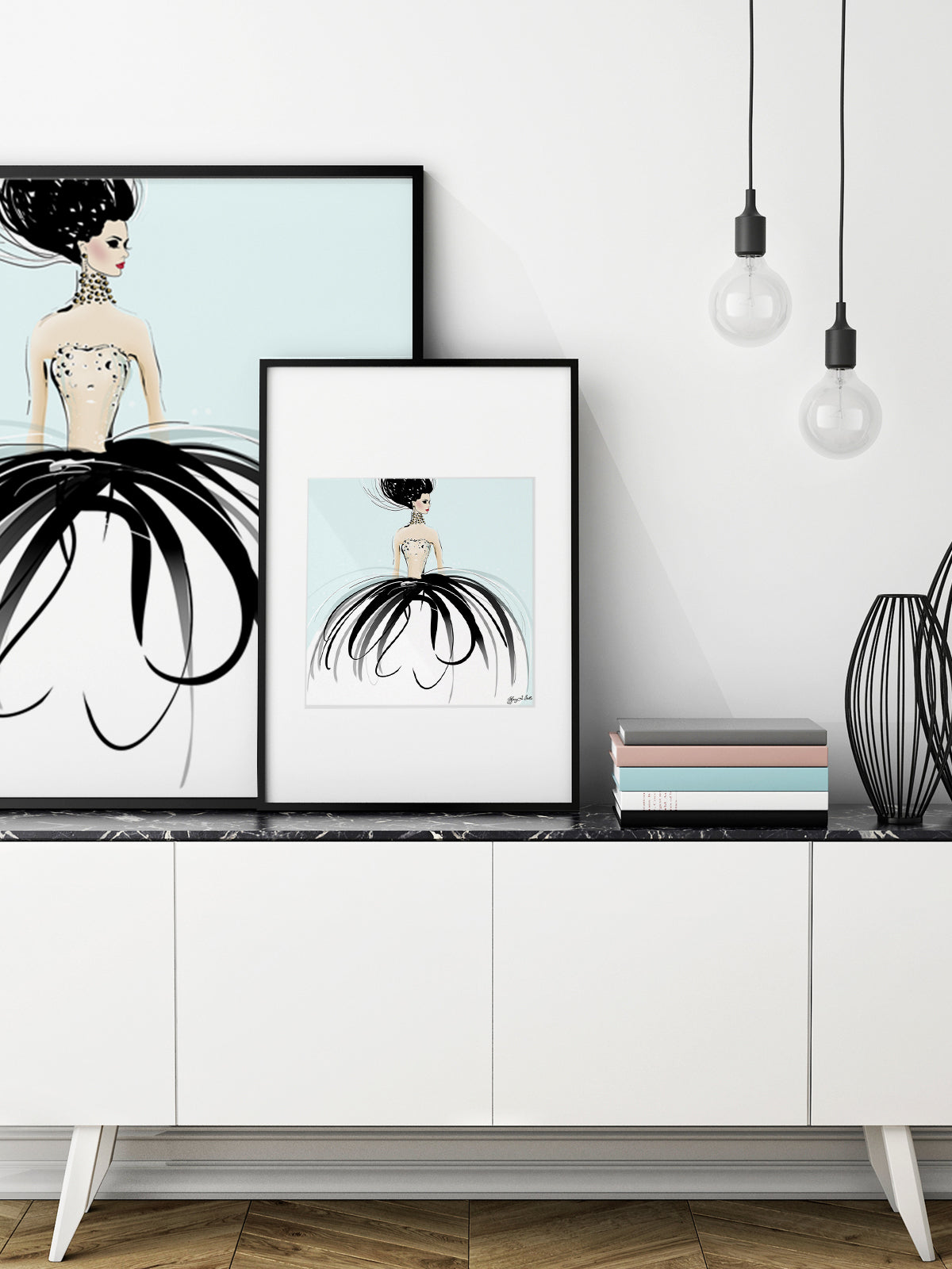 Couture Gems - Illustration - Limited Edition Print - Tiffany La Belle