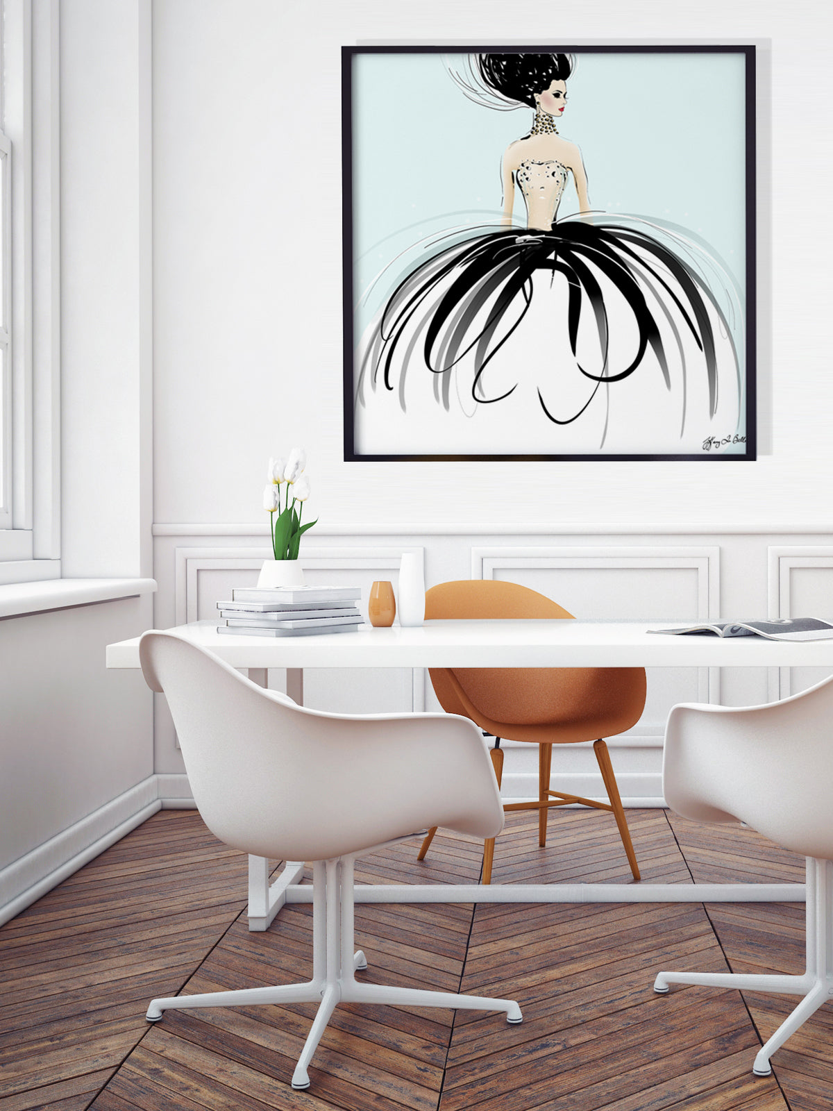 Couture Gems - Illustration - Limited Edition Print - Tiffany La Belle