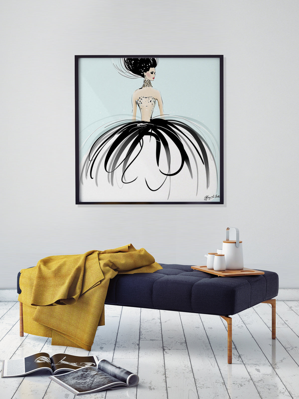 Couture Gems - Illustration - Limited Edition Print - Tiffany La Belle