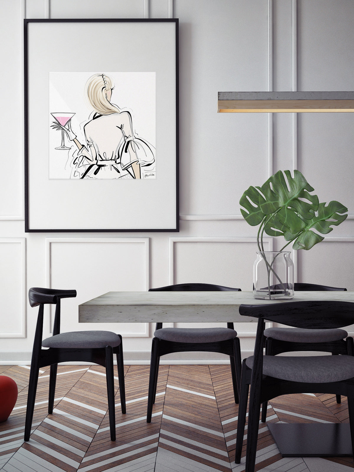 Dior Cocktails - Illustration - Limited Edition Print - Tiffany La Belle