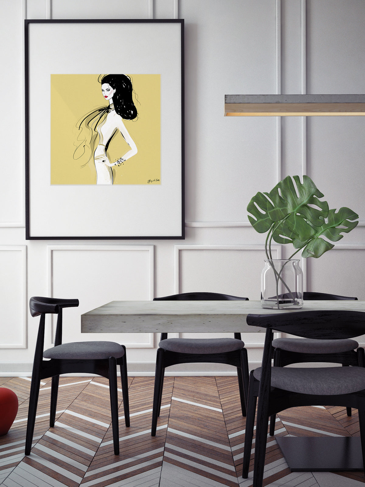 She's All Style - Illustration - Limited Edition Print - Tiffany La Belle