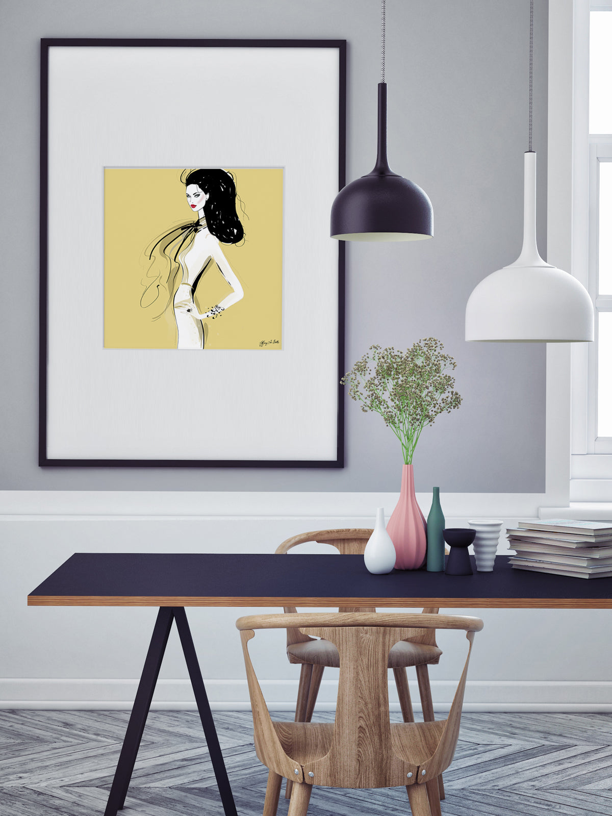 She's All Style - Illustration - Limited Edition Print - Tiffany La Belle
