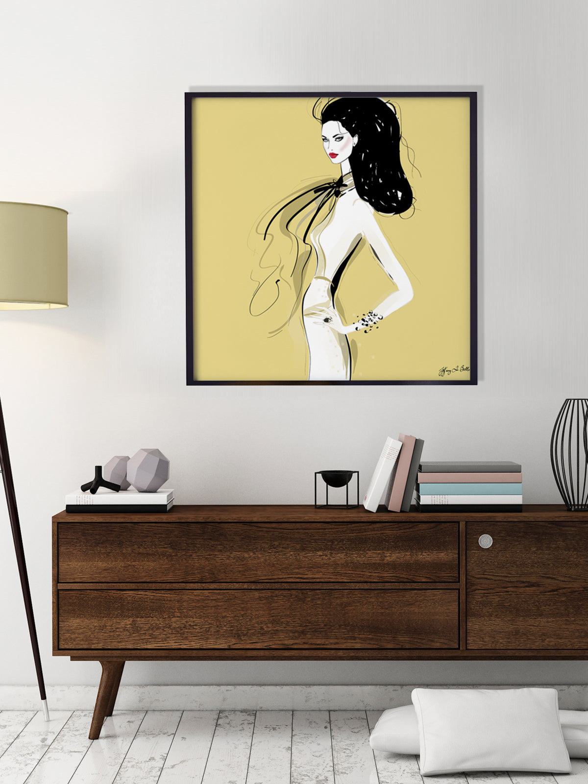 She's All Style - Illustration - Limited Edition Print - Tiffany La Belle