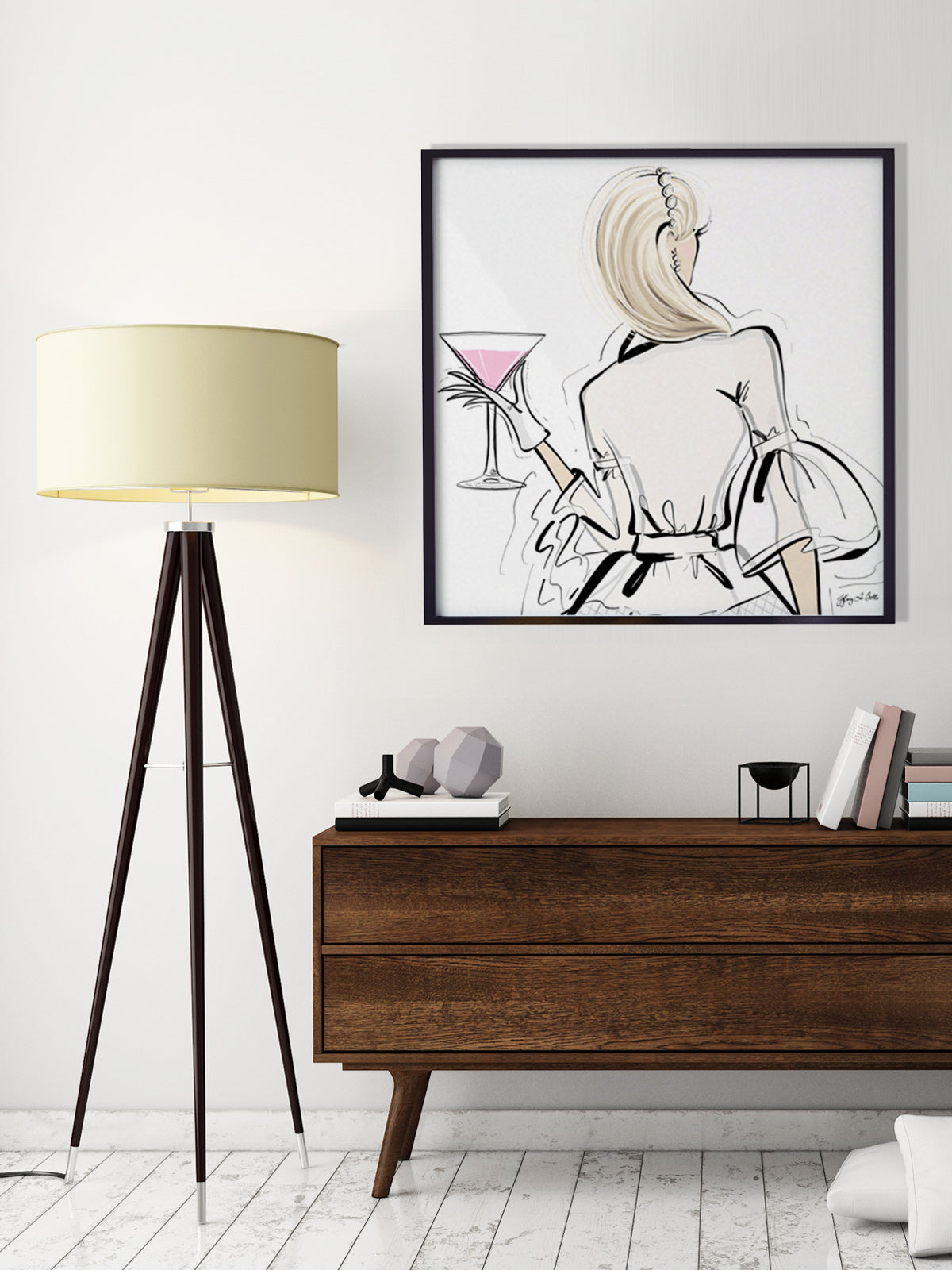 Dior Cocktails - Illustration - Limited Edition Print - Tiffany La Belle