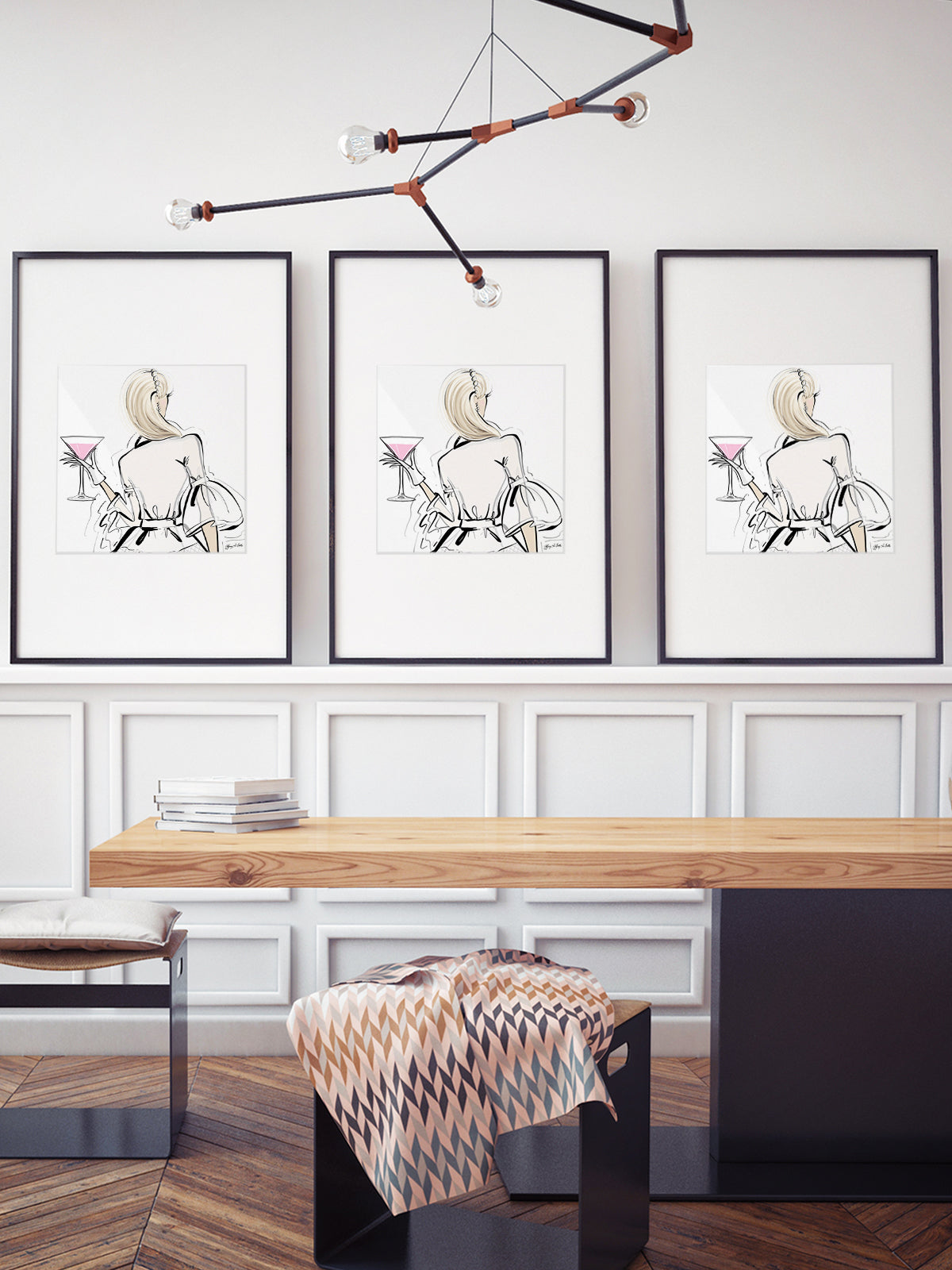 Dior Cocktails - Illustration - Limited Edition Print - Tiffany La Belle