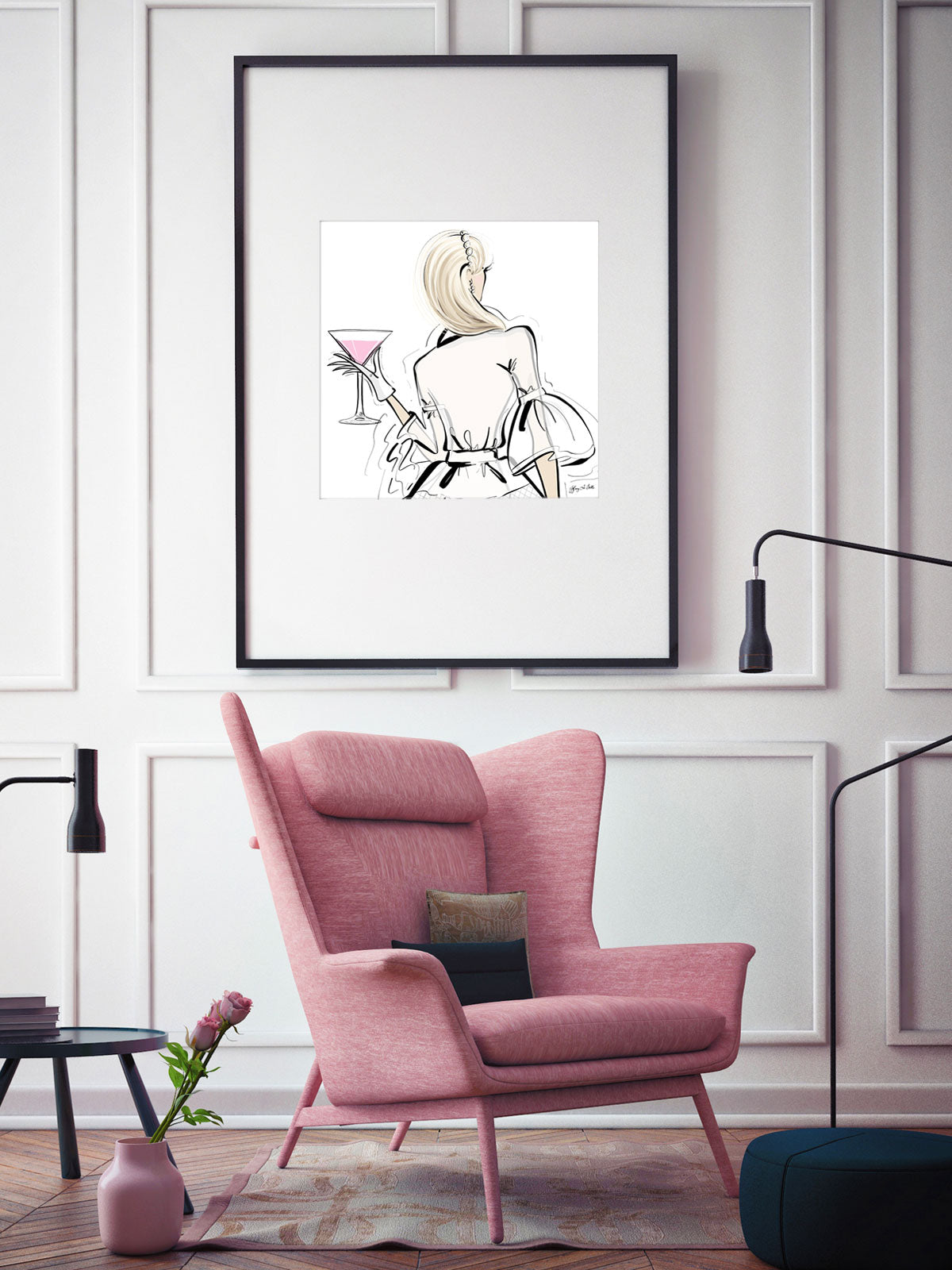 Dior Cocktails - Illustration - Limited Edition Print - Tiffany La Belle