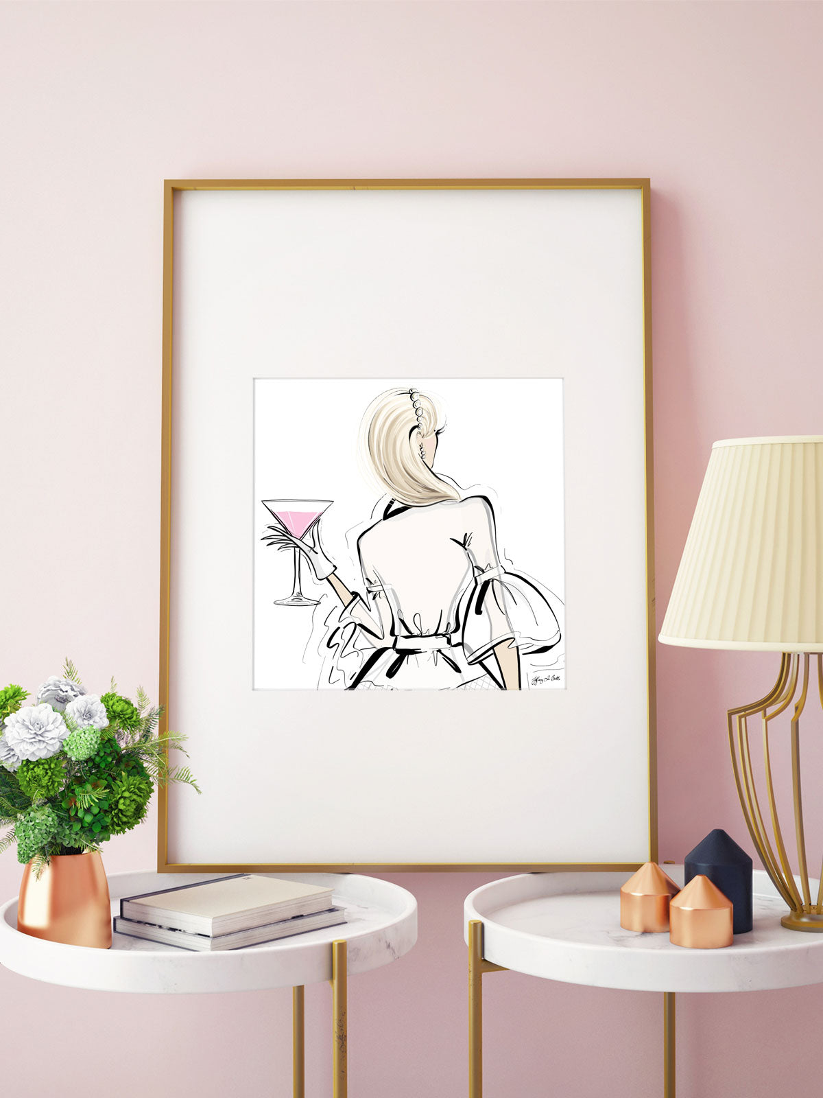 Dior Cocktails - Illustration - Limited Edition Print - Tiffany La Belle