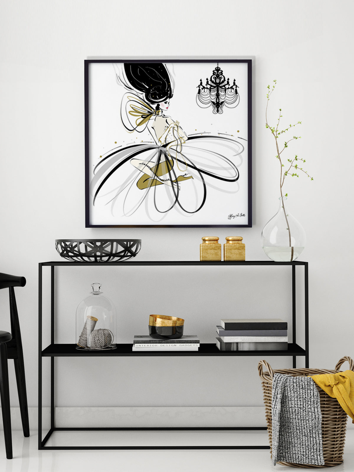 For the Love of Pearls - Illustration - Limited Edition Print - Tiffany La Belle
