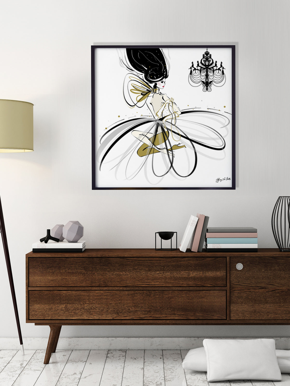 For the Love of Pearls - Illustration - Limited Edition Print - Tiffany La Belle