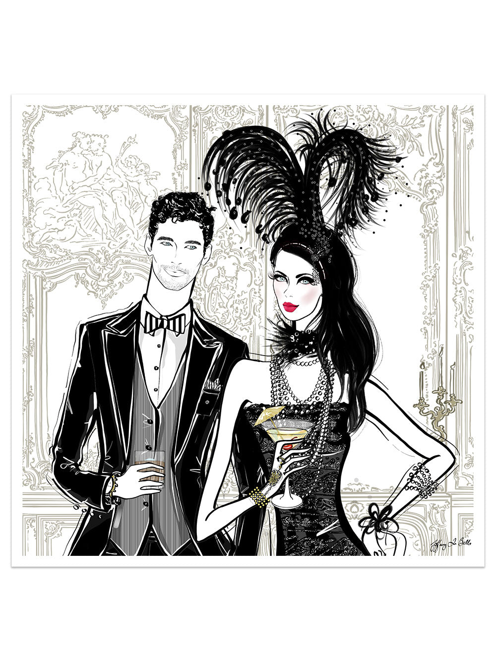 Friday Extravaganza - Illustration - Limited Edition Print - Tiffany La Belle