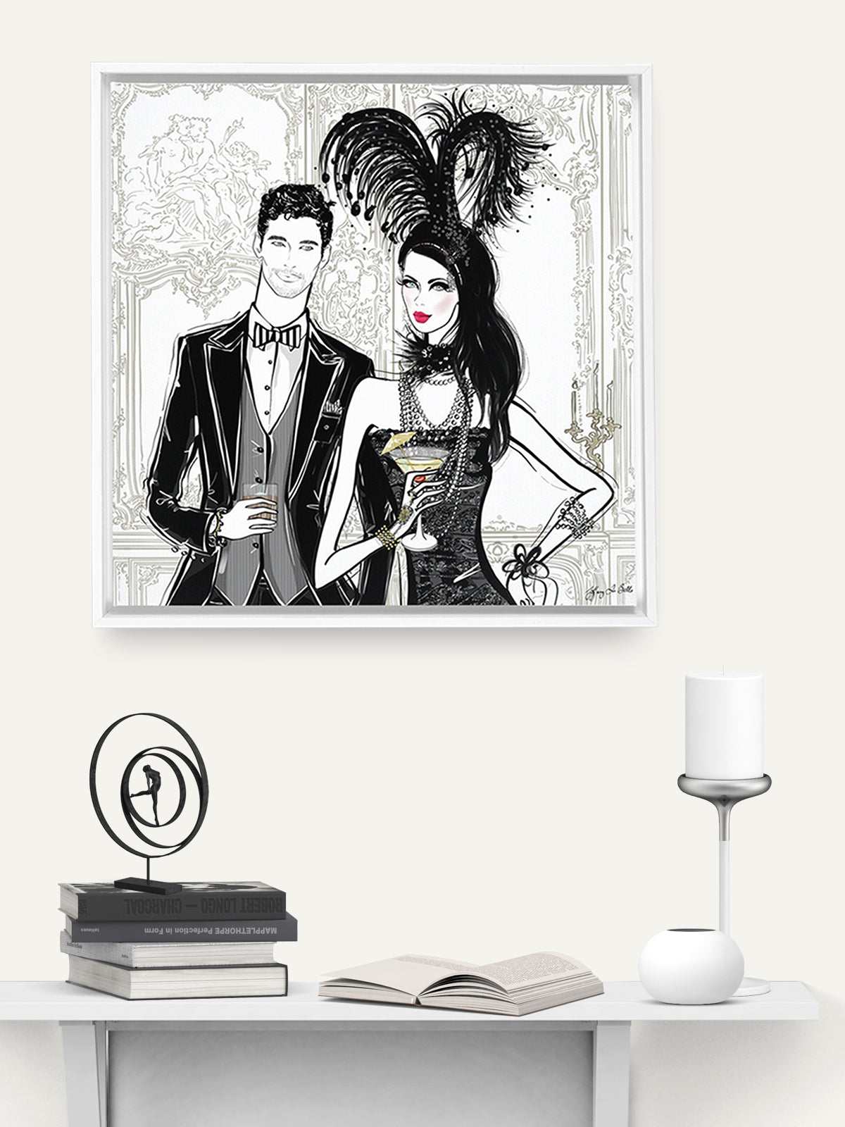 Friday Extravaganza - Illustration - Canvas Gallery Print - Unframed or Framed - Tiffany La Belle