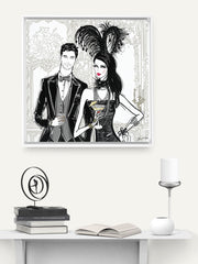 Friday Extravaganza - Illustration - Canvas Gallery Print - Unframed or Framed - Tiffany La Belle