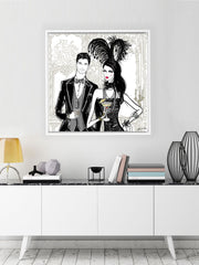 Friday Extravaganza - Illustration - Canvas Gallery Print - Unframed or Framed - Tiffany La Belle