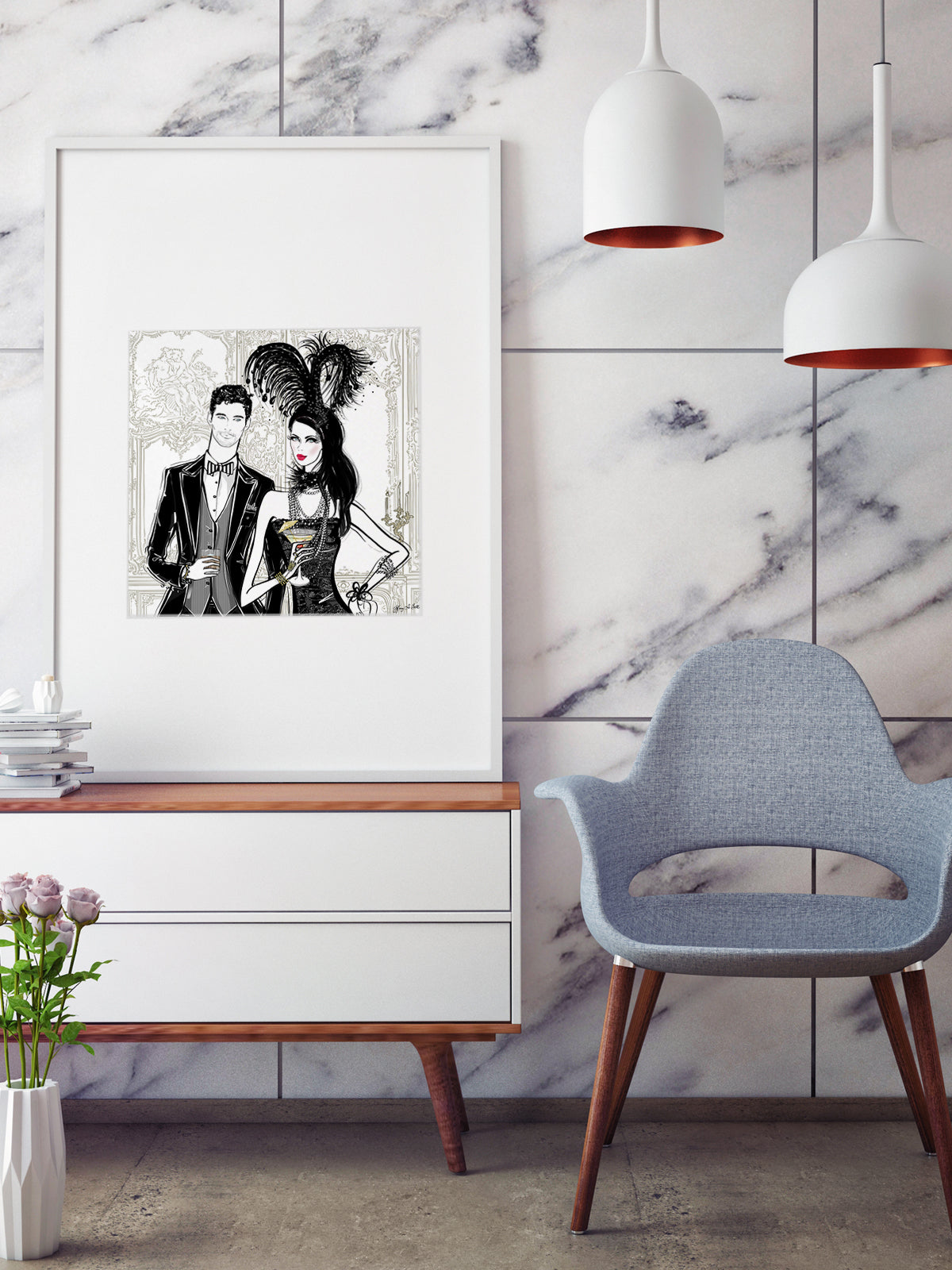 Friday Extravaganza - Illustration - Limited Edition Print - Tiffany La Belle